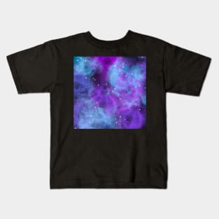 Colorful Nebula Galaxy Kids T-Shirt